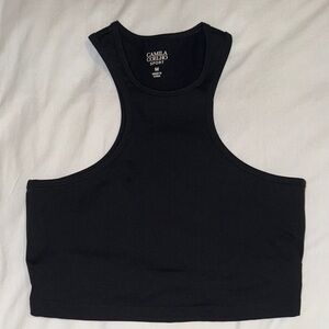Camila Coelho Black Athletic Crop Top